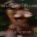 Middle woman looking older